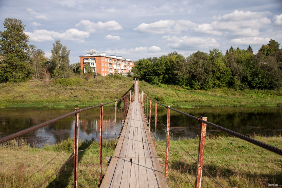 Подвесной мост в Тучково